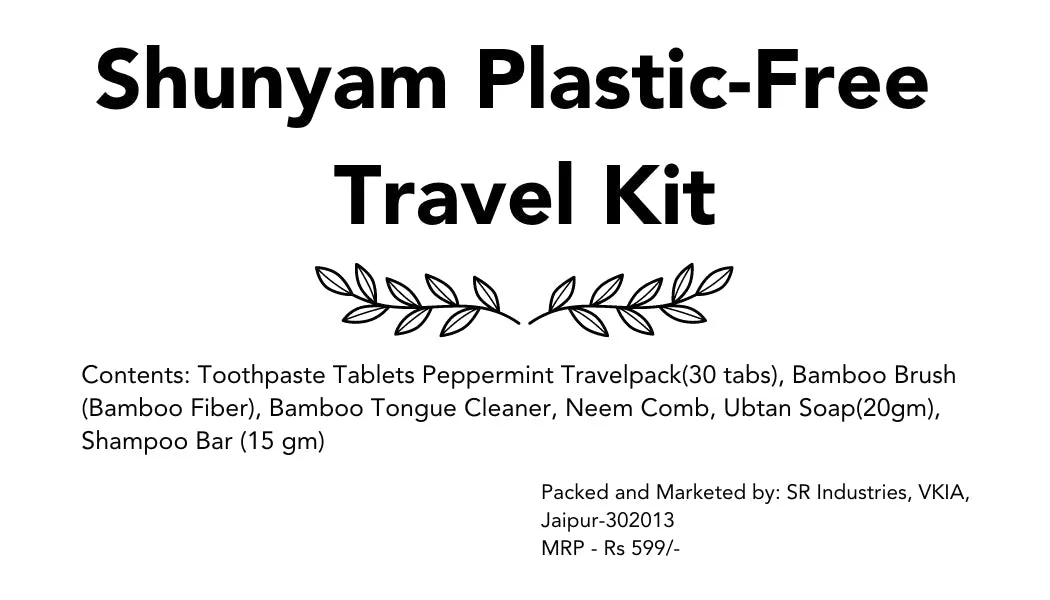 Plastic-Free Travel Kit (Pack for 2)