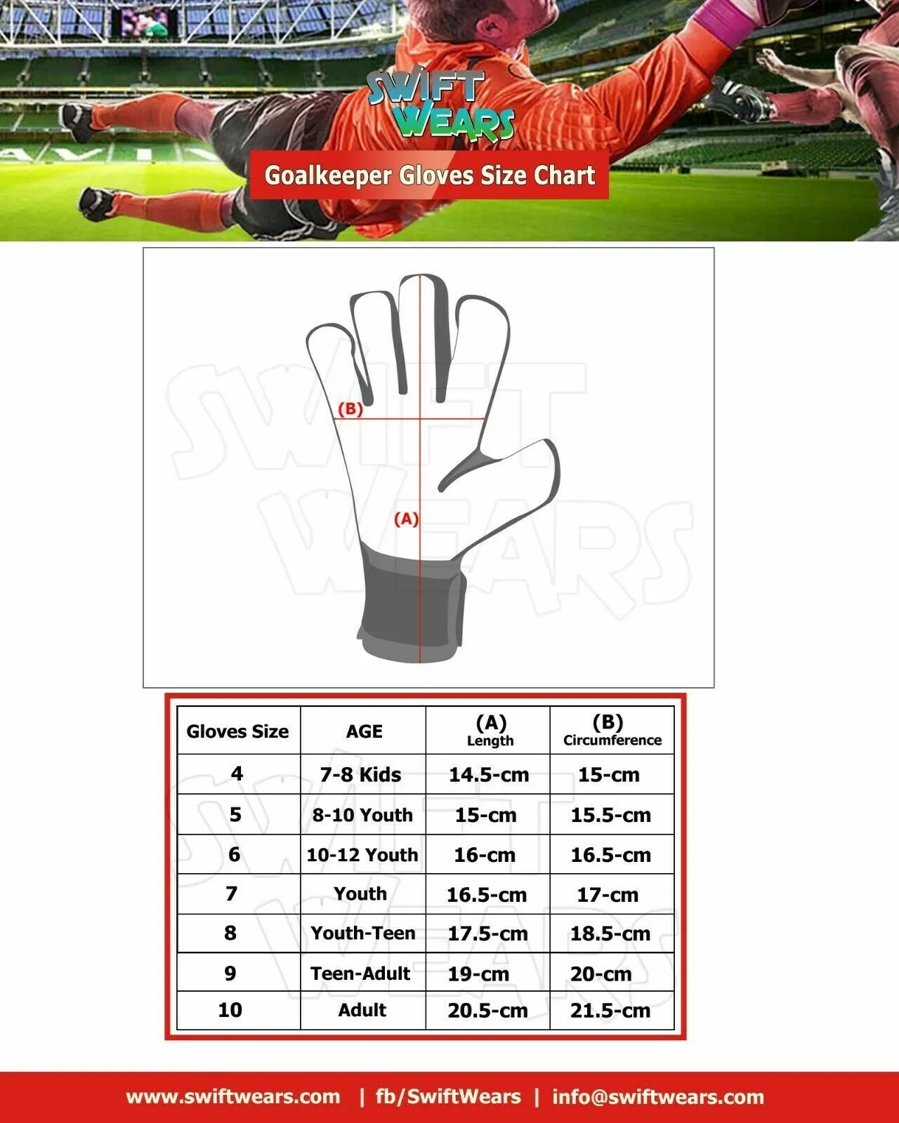 Pro Roll Finger Saver Goalkeeper Goalie Gloves