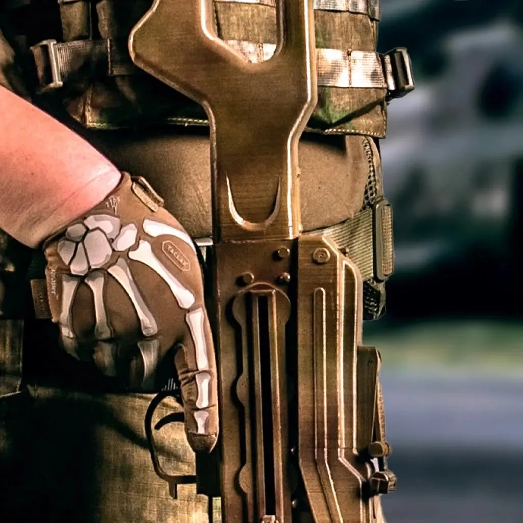 REAPER Coyote Marine Tactical Skeleton Shooting Gloves