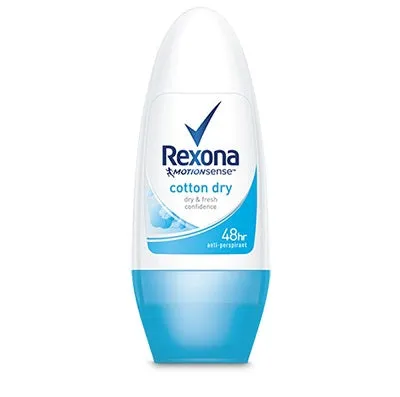 Rexona 48 Hour Anti Perspirant Anti Transpirant Deodorant Roll On Cotton Dry & Fresh 40 ml