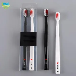 Romantic Heart Couple's Toothbrush Set: Oral Care & Romance