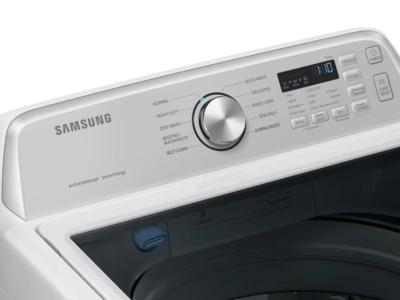 Samsung WA46CG3505AWA4 4.6 cu. ft. Large Capacity Smart Top Load Washer with ActiveWave™ Agitator and Active WaterJet in White