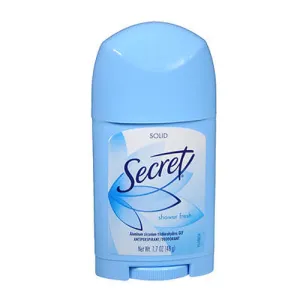 Secret Anti-Perspirant Deodorant Wide Solid Shower Fresh 1.7 oz By Secret