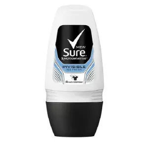 Sure Anti-Perspirant Deodorant Roll On Men Invisible Ice Fresh 50 ml