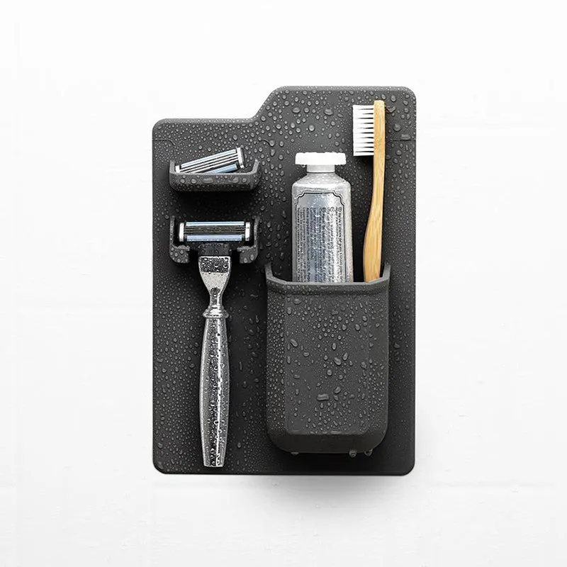 Tooletries - The Harvey, Toothbrush & Razor Holder, Charcoal