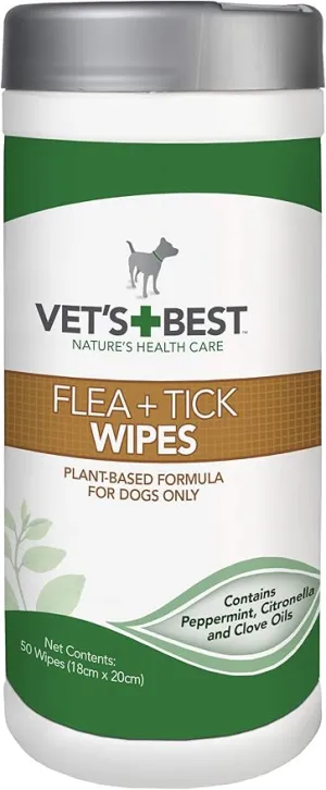 Vets Best Flea & Tick Wipes BBD: 04.24