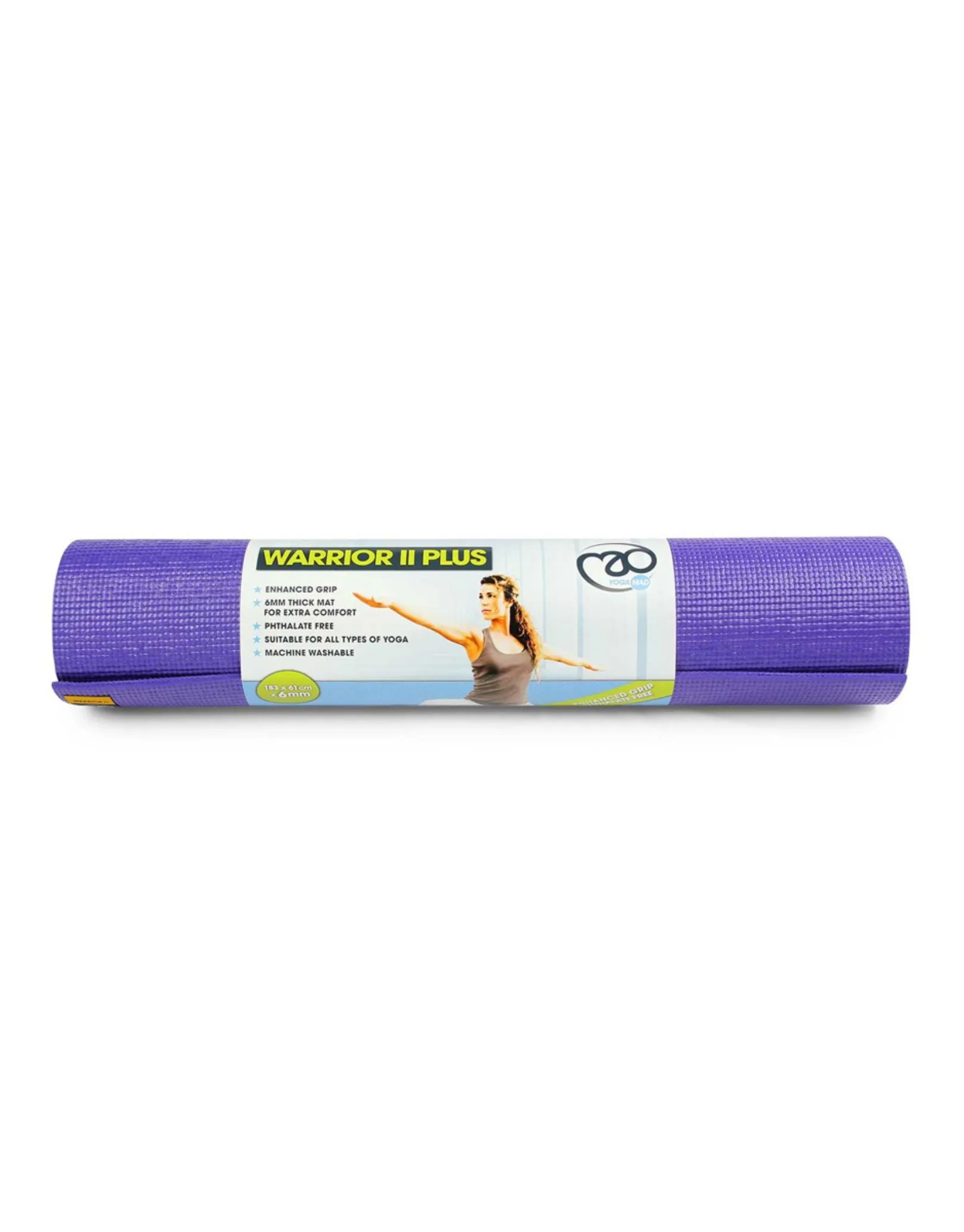 Warrior II Plus Yoga Mat - 6mm