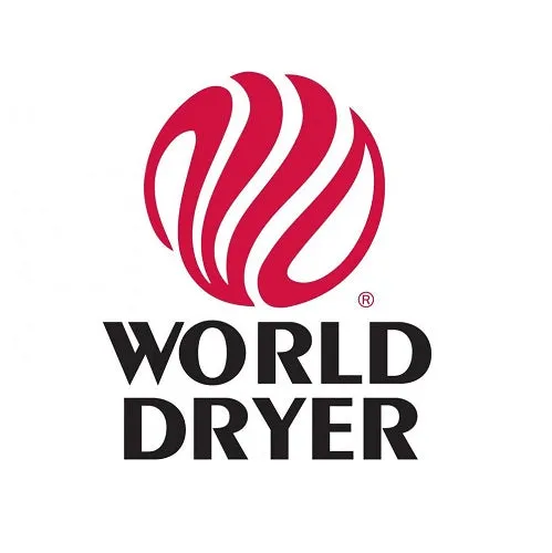 WORLD DRYER® A548-974 Model A Series Hand Dryer - Cast-Iron Cover with White Porcelain (50 Hz ONLY - NOT for use in North America)